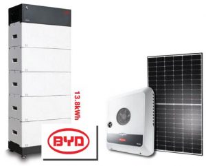 BYD solar battery brisbane 13.8