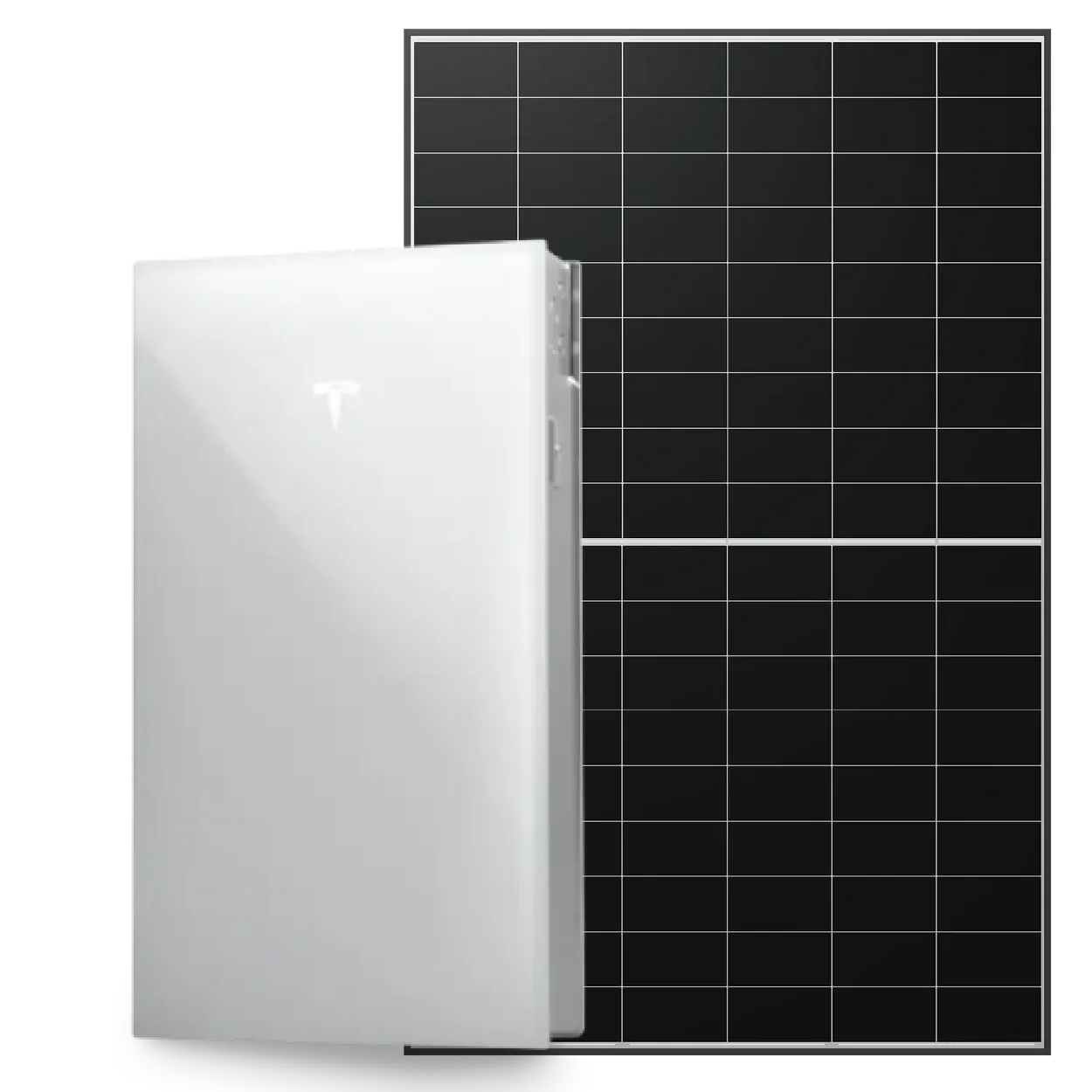 Tesla Powerwall 3 battery with Longi Back Contact solar panel
