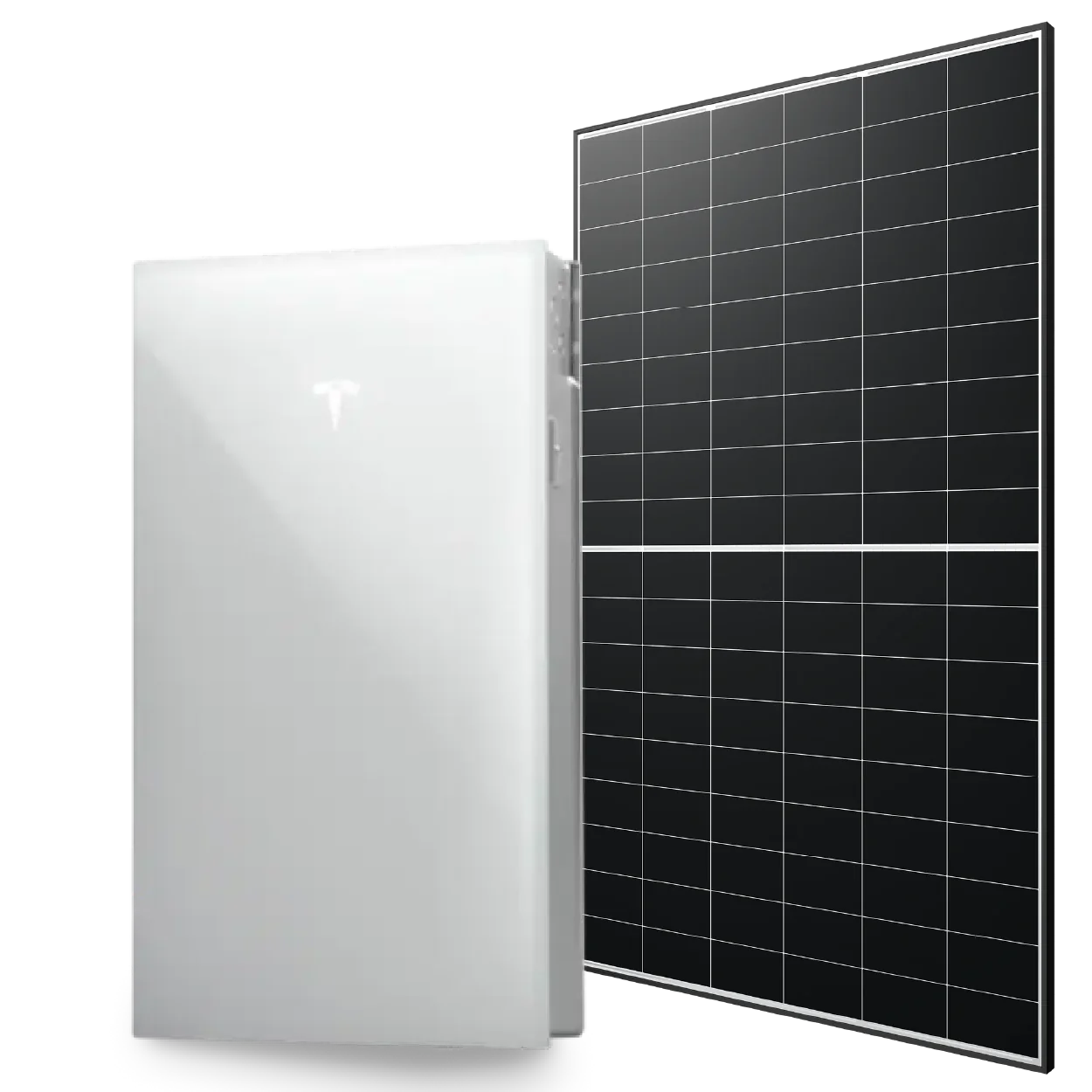 Tesla Powerwall 3 battery with Longi Back Contact solar panel