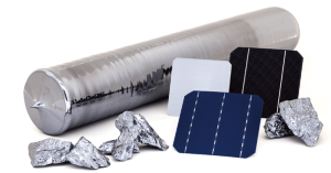 Monocrystalline solar cells production