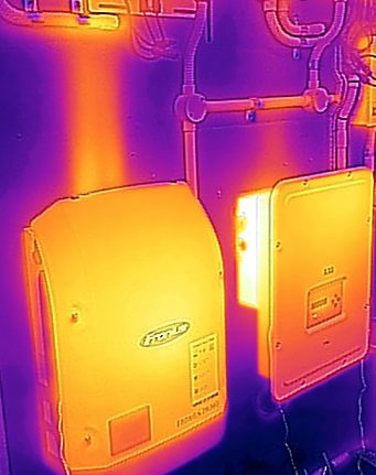 ABB inverter thermal image